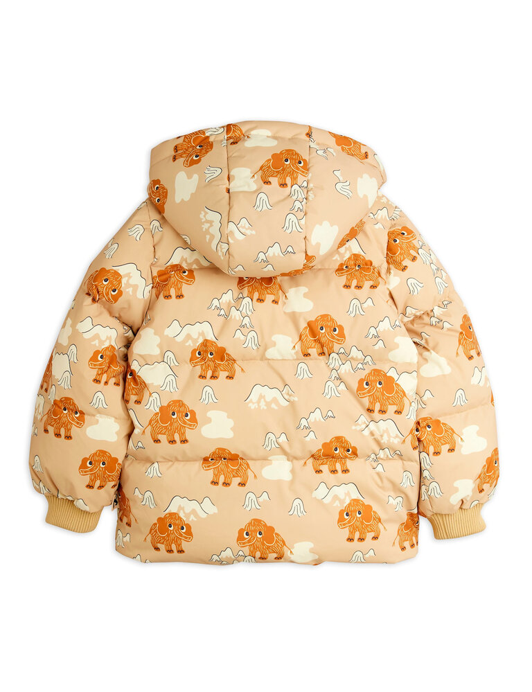 mini rodini Mini rodini -Mammoths aop hooded puffer