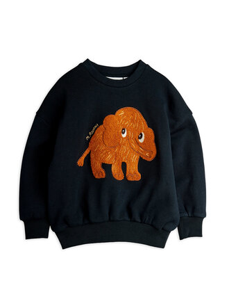 mini rodini Mini rodini. Mammoth chenille sweatshirt black mini rodini Mini rodini. Mammoth chenille sweatshirt black