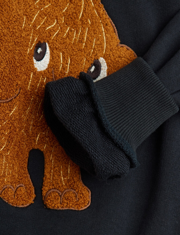 mini rodini Mini rodini. Mammoth chenille sweatshirt black
