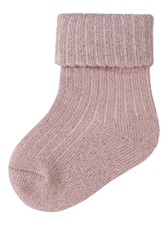 Name It Name it -NOBBA GLITTER SOCK LILAC