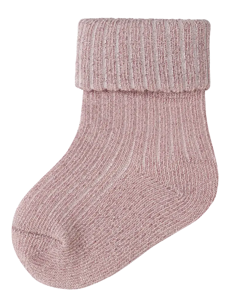 Name It Name it -NOBBA GLITTER SOCK LILAC