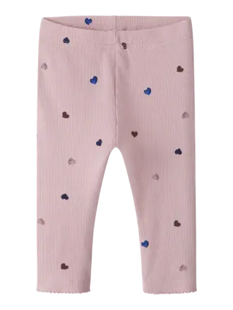 Name It Name it - Nutti legging hearts Lilac Name It Name it - Nutti legging hearts Lilac