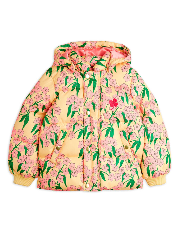 mini rodini Mini rodini -Alpine flowers aop hooded puffer