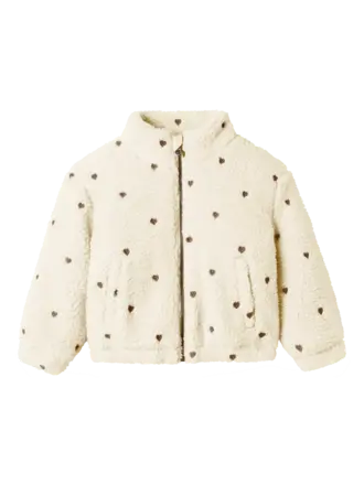 Lil' Atelier Lil atelier - Nalo teddy jacket HEARTS Lil' Atelier Lil atelier - Nalo teddy jacket HEARTS