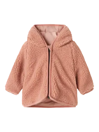 Lil' Atelier Lil atelier - Nalo teddy jacket Misty Rose