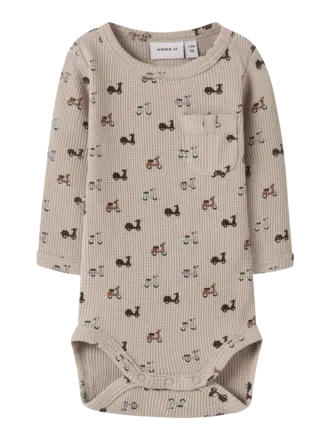 Name It Name it - Scooter romperIsland Fossil Name It Name it - Scooter romperIsland Fossil