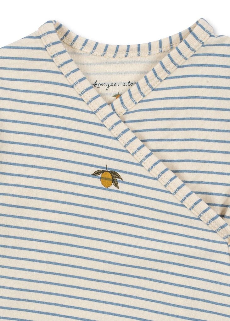 Konges Sløjd Konges Slojd - Newborn onesie stripe blue