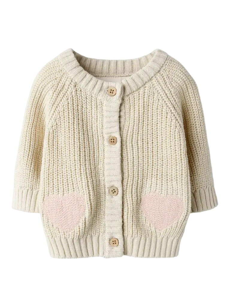 Lil' Atelier Lil Atelier - emlen heart knit baby