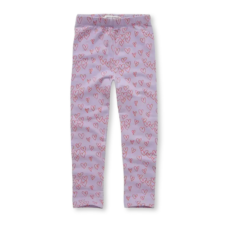 Sproet & Sprout Sproet&Sprout-WINTER LEGGING HEARTS