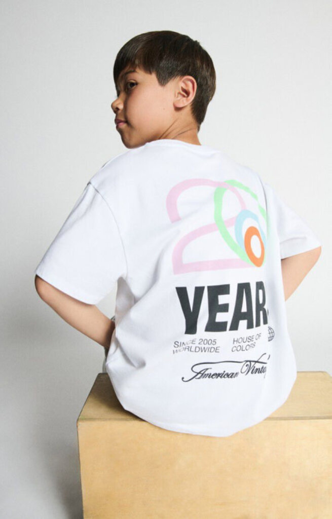 American vintage American vintage - Fizvalley 20y white tee