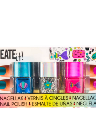 create it Create it - nagellak zeemeermin set van 3