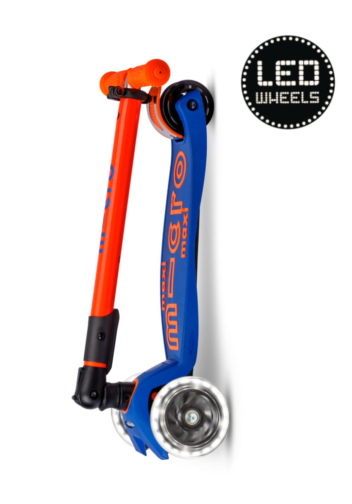 Micro MAXI MICRO INKLAPBAAR LED BLAUW ORANJE NEON