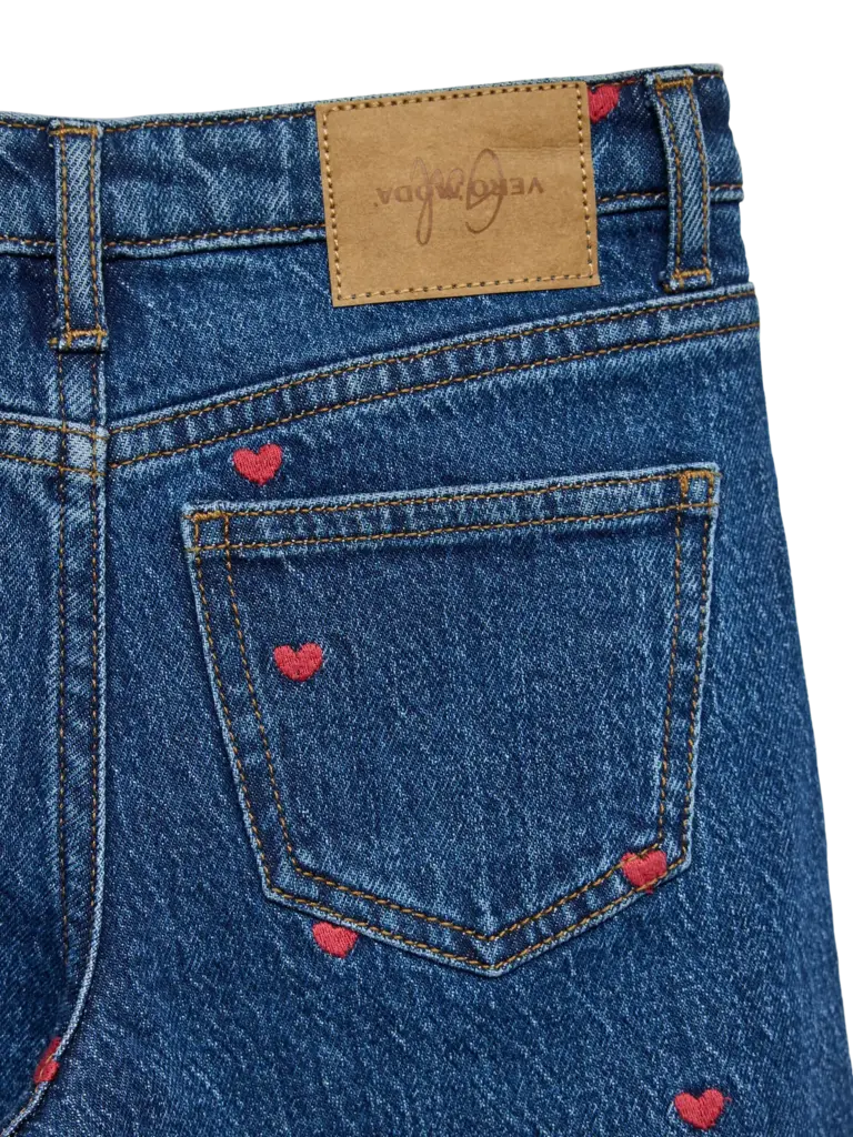 Vero moda girl Vero moda - Tessa Blue Denim  RED HEARTS
