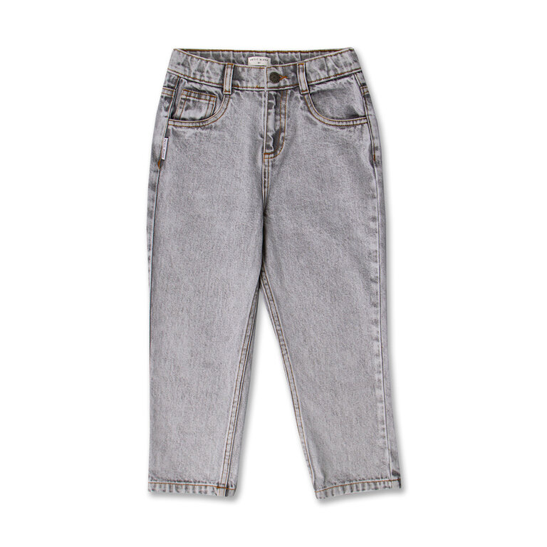 petit blush Petit Blush -Baggy Fit Jeans Washed Light Grey
