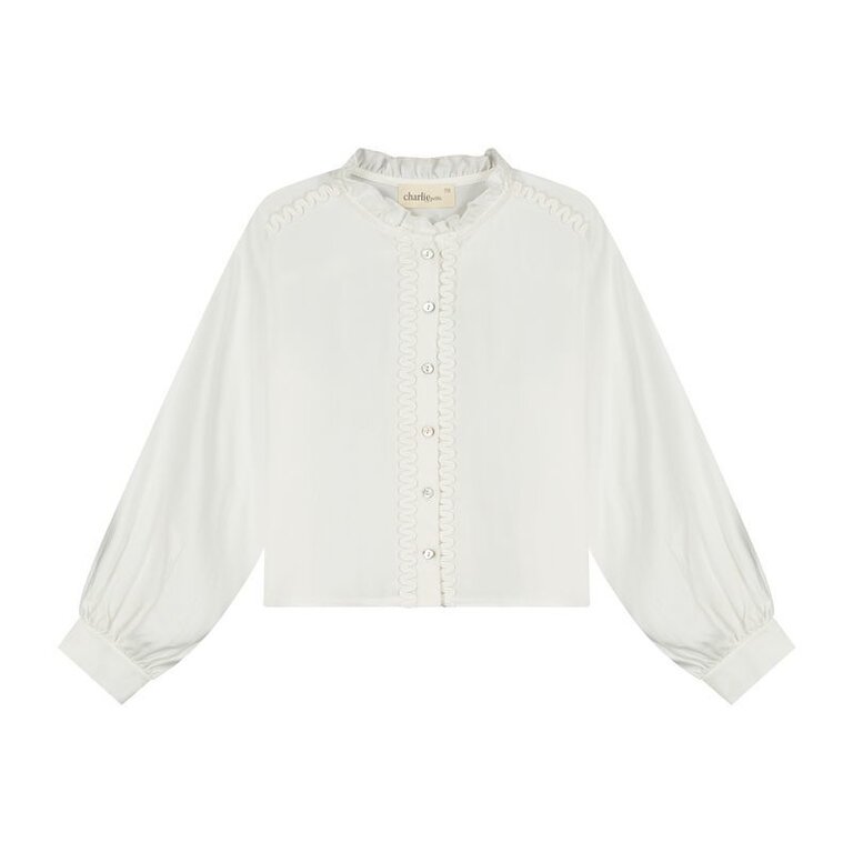 charlie petite Charlie petit Noé blouse off white