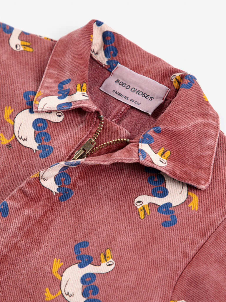 Bobo Choses Bobo Choses - La oca all over woven overall