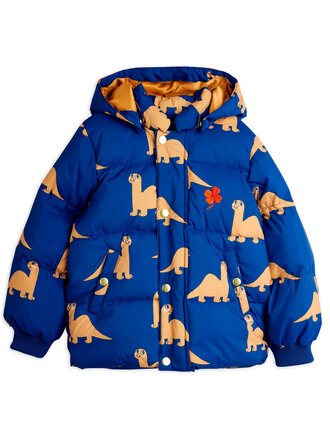 mini rodini Mini Rodini -Dinos aop hooded puffer mini rodini Mini Rodini -Dinos aop hooded puffer