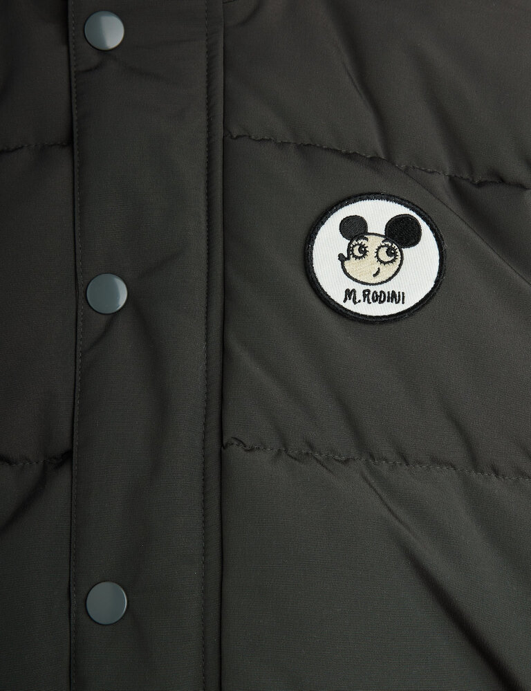 mini rodini Mini rodini -Ritzratz patch puffer Black