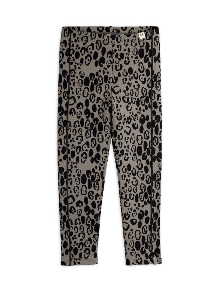mini rodini Mini rodini -Leopard aop brushed jersey leggings
