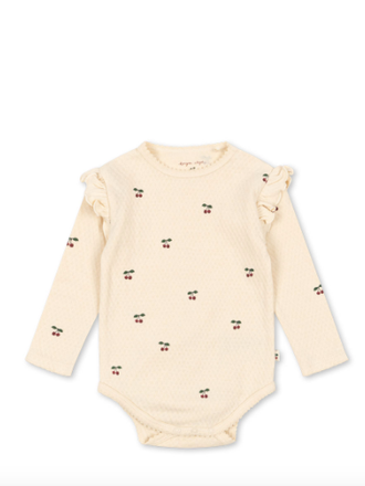 Konges Sløjd Konges slojd -SUI FRILL BODY GOTS Cherry Konges Sløjd Konges slojd -SUI FRILL BODY GOTS Cherry