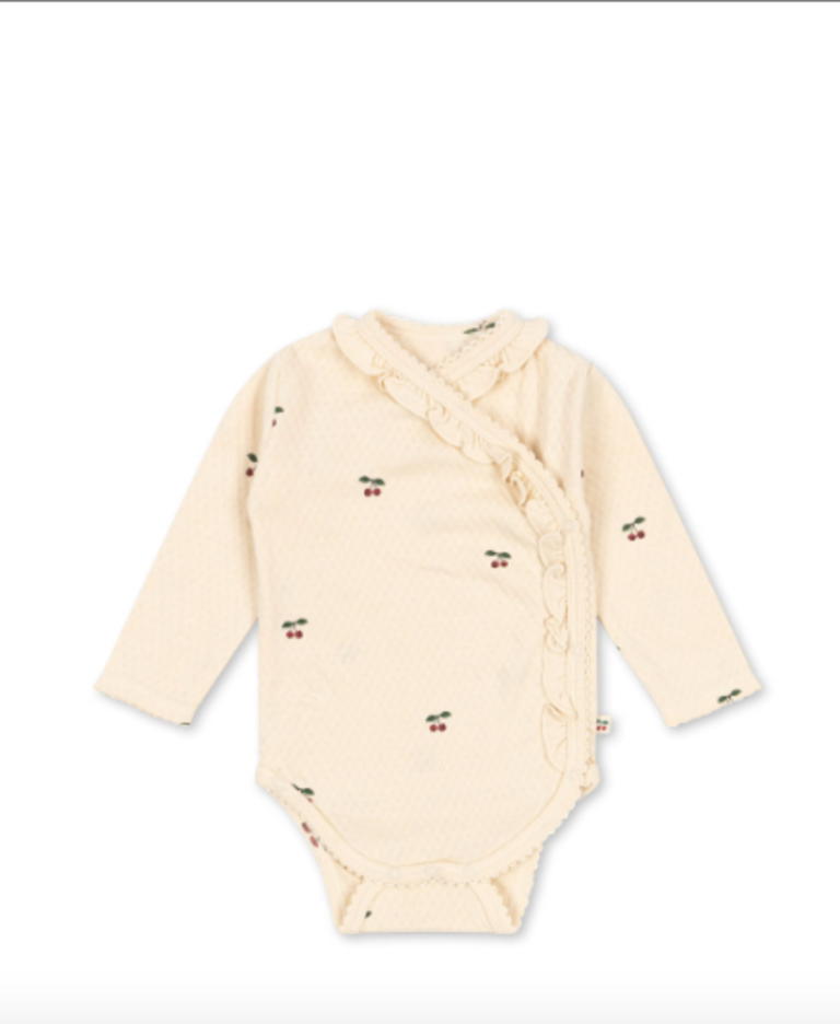 Konges Sløjd Konges slojd -SUI FRILL BODY GOTS Cherry
