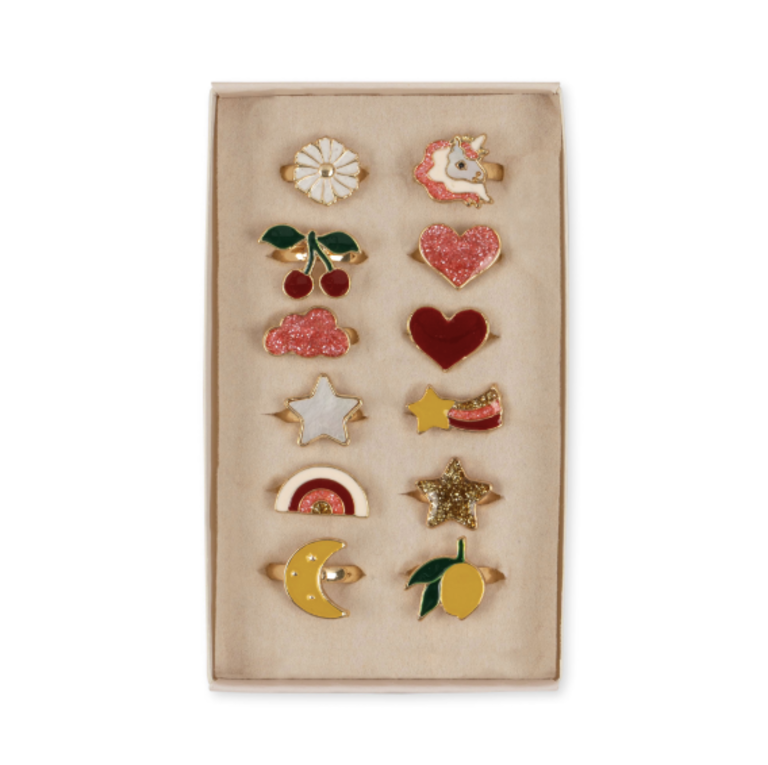 Konges Sløjd Konges slojd -12 PACK RING SET