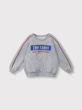Alix the label Alix mini -kids knitted text print sweater