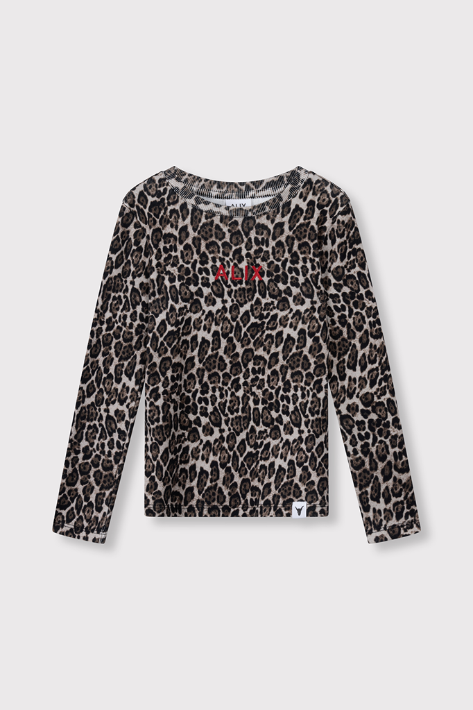 Alix the label Alix mini -kids knitted jaguar longsleeve animal