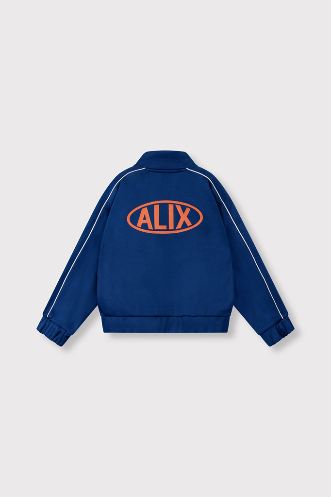 Alix the label Alix mini -kids knitted training jacket blue