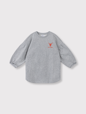 Alix the label Alix mini -kids knitted sweater dress grey Alix the label Alix mini -kids knitted sweater dress grey