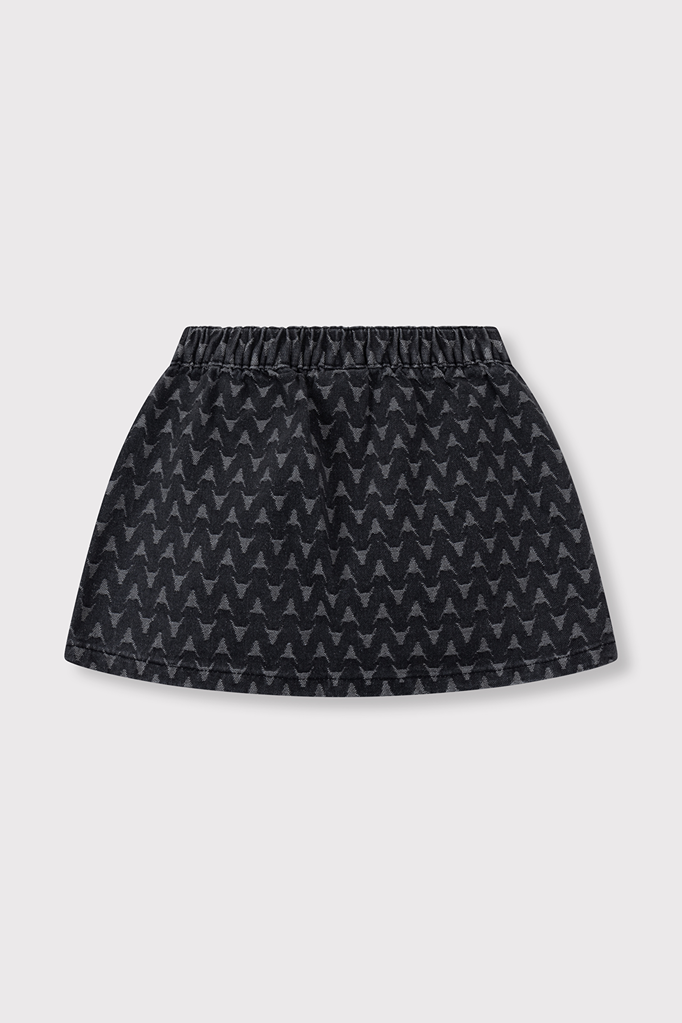 Alix the label Alix mini -kids woven bull skirt grey