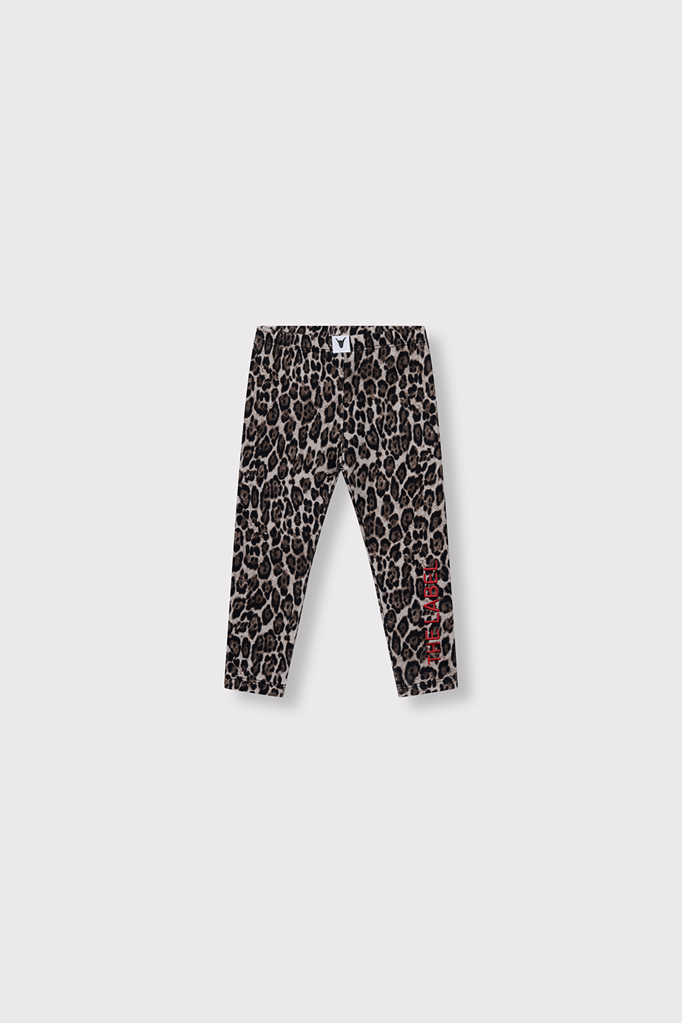 Alix the label Alix mini -kids knitted jaguar legging animal