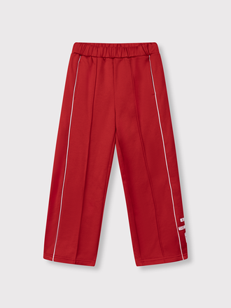 Alix the label Alix mini -kids knitted wide leg pants red Alix the label Alix mini -kids knitted wide leg pants red