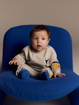 Alix the label Alix mini - baby patch sweater green