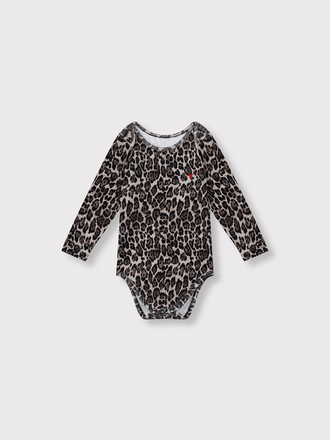 Alix the label Alix  -baby knitted jaguar romper Alix the label Alix  -baby knitted jaguar romper