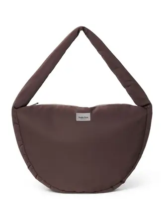 studio noos Studio Noos -Bruine Puffy Crossbody Tas