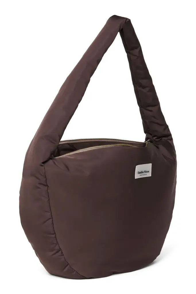 studio noos Studio Noos -Bruine Puffy Crossbody Tas