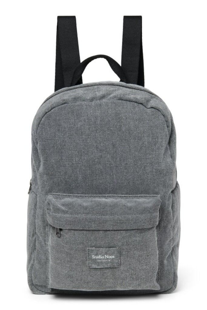 studio noos Studio Noos -Denim Midi Backpack Grey