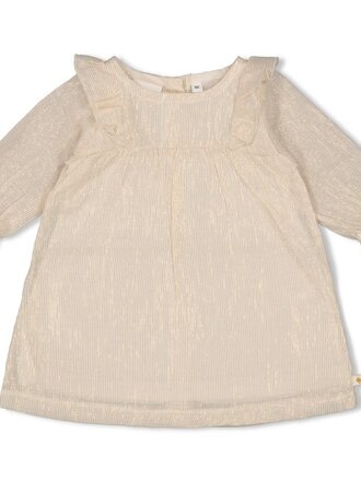Feetje Feetje - Jurk winter woven creme Feetje Feetje - Jurk winter woven creme