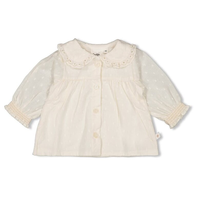 Feetje Feetje - Blouse winter woven creme