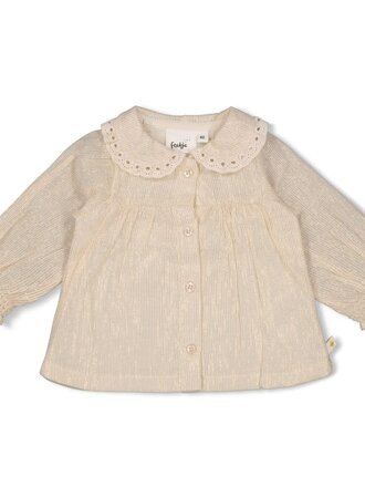 Feetje Feetje - blouse winter woven creme Feetje Feetje - blouse winter woven creme
