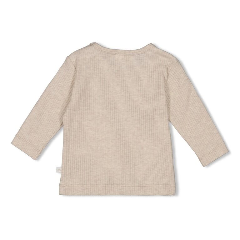 Feetje Feetje - Longsleeve rib taupe