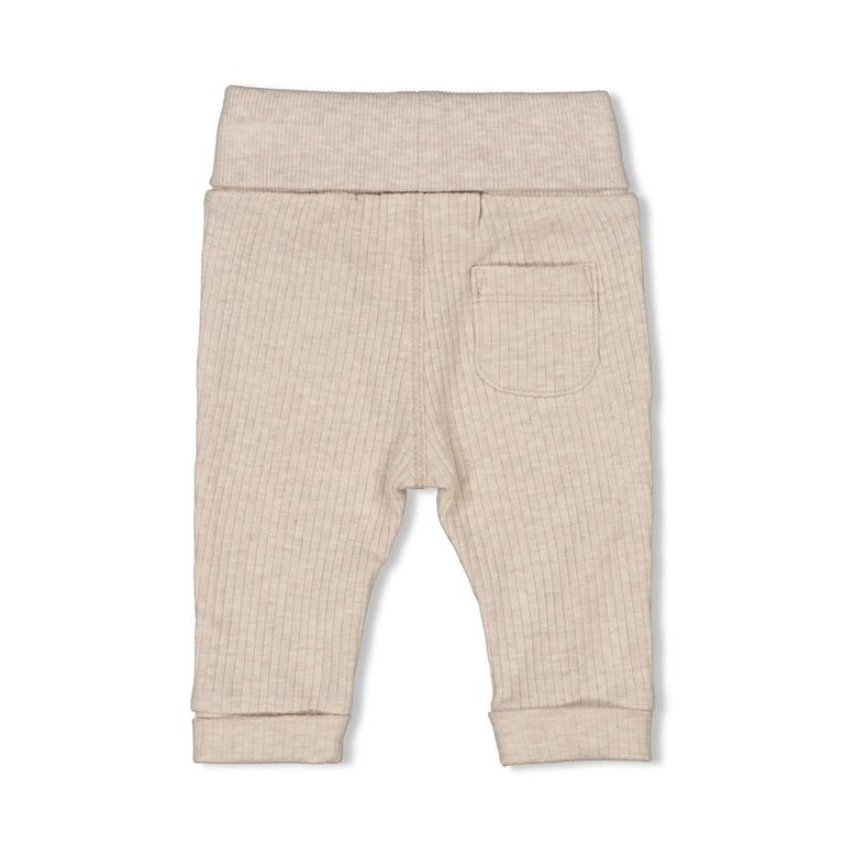 Feetje Feetje - broek rib taupe