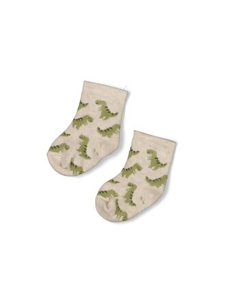 Feetje Feetje - sokken wit rawrsome Feetje Feetje - sokken wit rawrsome