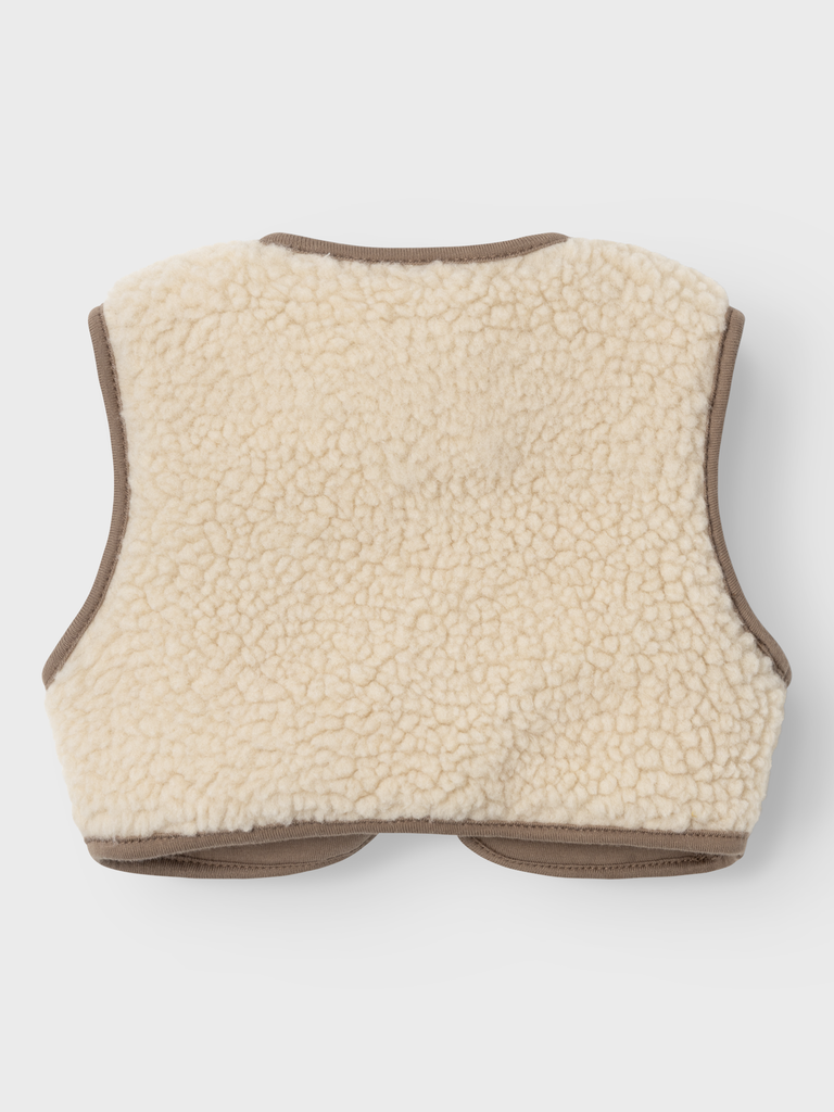 Lil' Atelier Lil Atelier- baby jono sherpa gilet birch