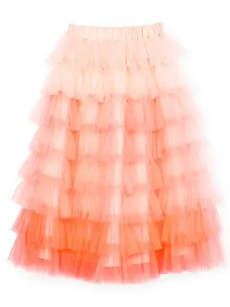 ratatam Ratatam -Orange Frills Skirt ratatam Ratatam -Orange Frills Skirt