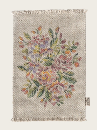 Maileg Maileg -  Rug, Miniature, Medium Flowers Maileg Maileg -  Rug, Miniature, Medium Flowers