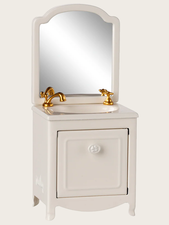 Maileg Maileg - Sink dresser, Mouse Off white Maileg Maileg - Sink dresser, Mouse Off white