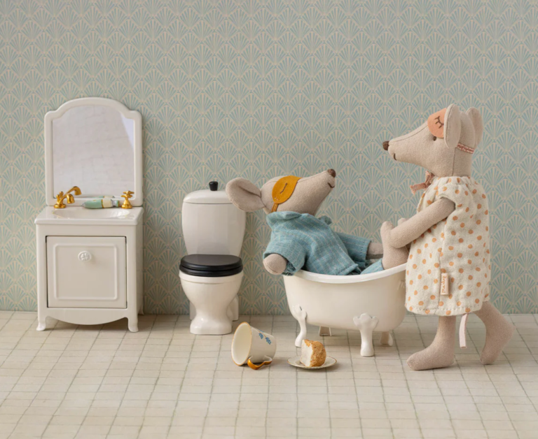 Maileg Maileg - Sink dresser, Mouse Off white