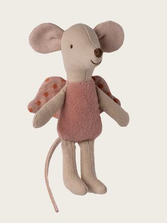 Maileg Maileg - Fairy mouse, Little - Rose Maileg Maileg - Fairy mouse, Little - Rose